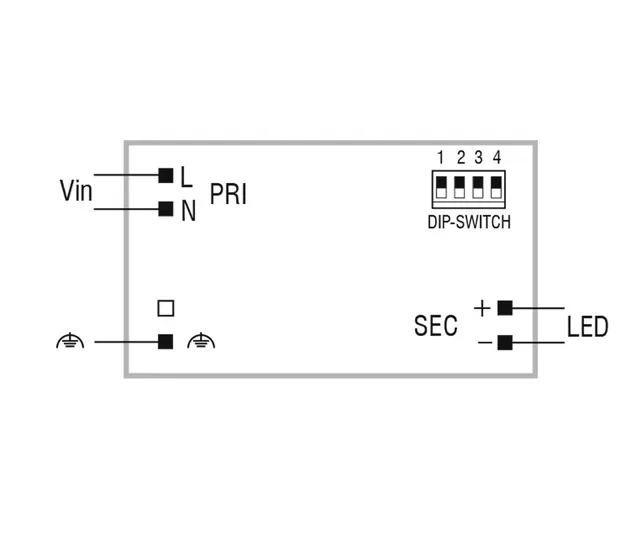 LED Driver 200-350mA 54-80W MP80/350SLIM 