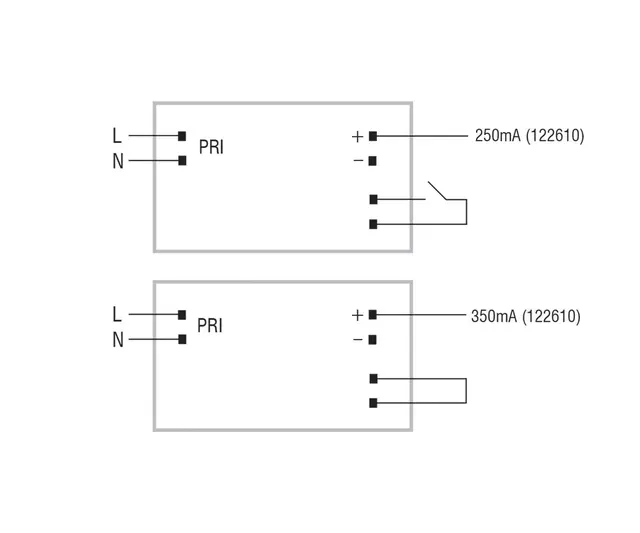 LED Driver DCC H 12W 250/350mA 