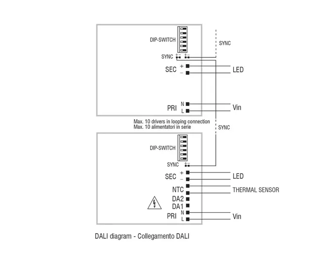 LED Driver DC Jolly Dali BI DipSwitch 250mA-700mA 