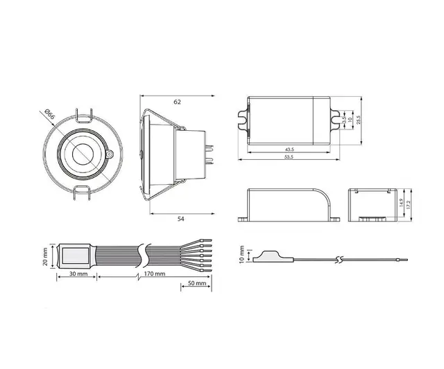 RoomSet 444 Input Kit , 331 sensor, 444 444 input,407 power 