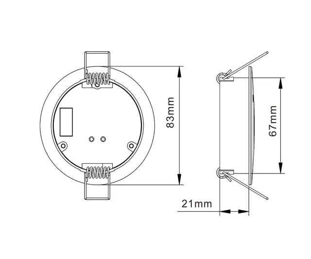 Bevegelses sensor Mikrobølge/Dagslys Dali-2 Innfelt Hvit 