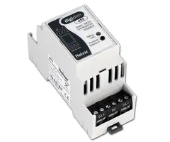 Digidim 455, 500W dimmer, fasesnitt Skinnemontering.