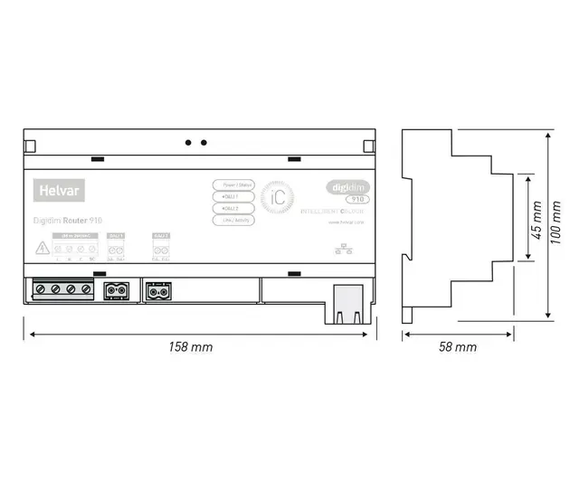 Digidim 910 Lighting Router DALI 