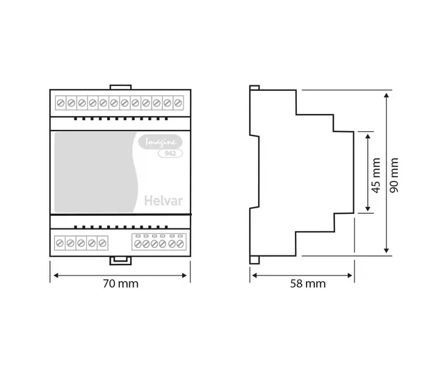 Digidim 942 , Inputmodul Digidim 942 Inngangsmodul 