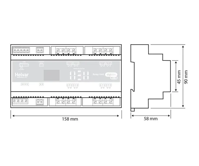 Digidim 474  4 kanals reaktor control 