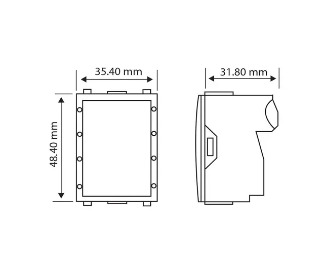 Digidim 318 Sensor Vegg Hvit 