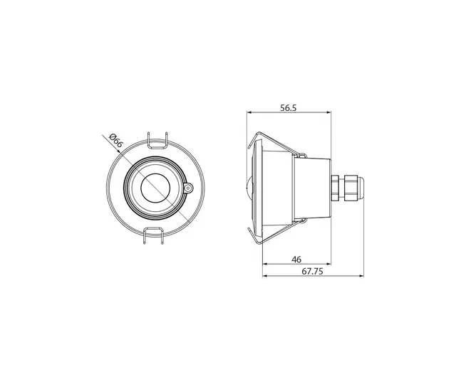 Digidim 322 High Bay Sensor Hvit 