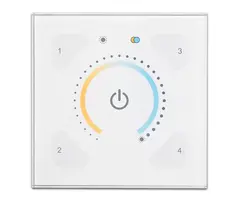 Illustris Panel Front 192GW Dim-to-warm Glass hvit