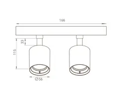 Multi Sp. B 2x8W 24&#176; 30K STD