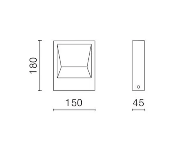 Titania Vegglampe 6W 230V 30K IP65 