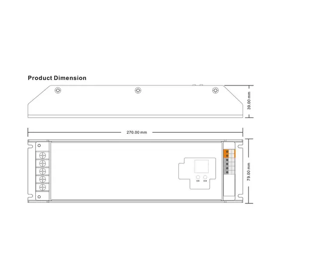 LED Driver 24V 200W 4ch DA DT8 RGBW 4 kanaler DALI DT8 PRO 