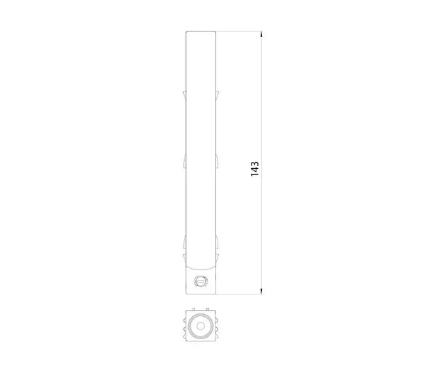 Multisystem Endetilkobling Hvit 