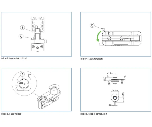 Onetrack Adapter for Dali, Asymetrisk Svart 