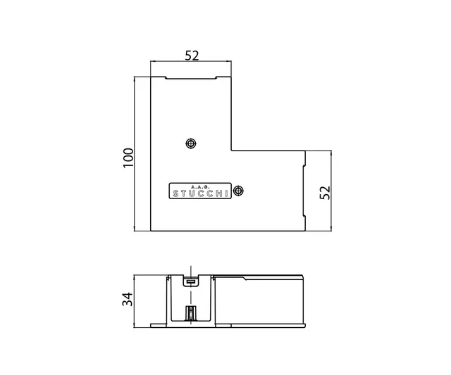 Onetrack Deksel f/L-kobling Sort 