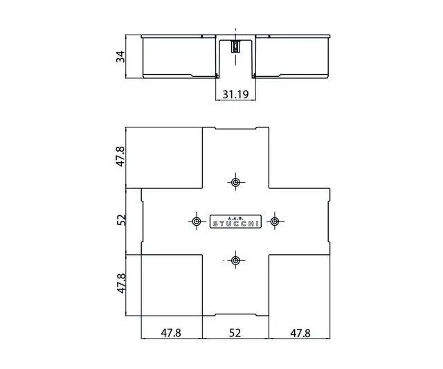 Onetrack Deksel f/X-Kobling Sort 