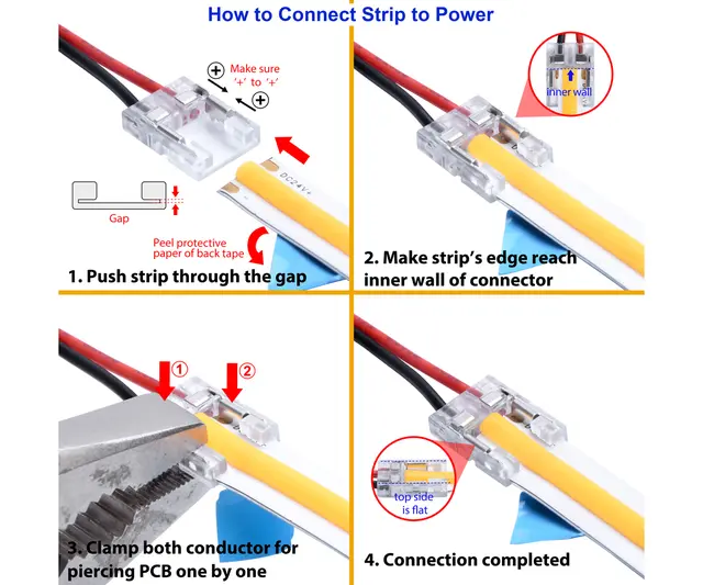 Ledstrip High Output  skjøt 15cm Ledstrip HighO  skjøt 15Cm 