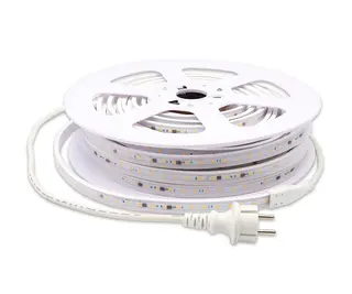 LED stripe 230V 8Wm 3000K 20m