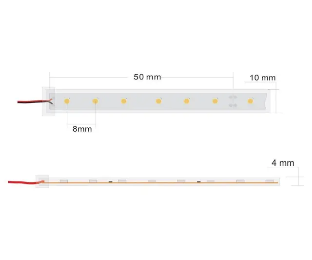 LED Flex 24V 5M 9,6W/m 2700K IP65 IP65 