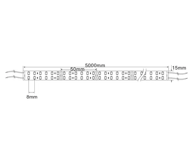 LED Stripe Dobbel 19,2w//m IP20 