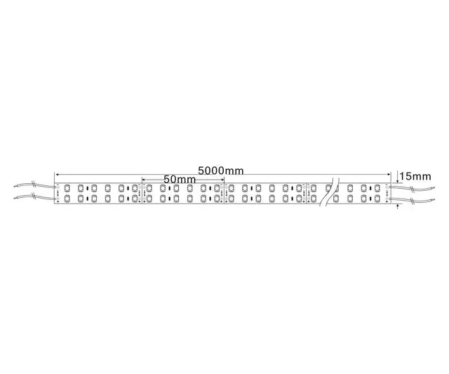 LED Flex 24V 5M 19,2W/m RGBW IP20 