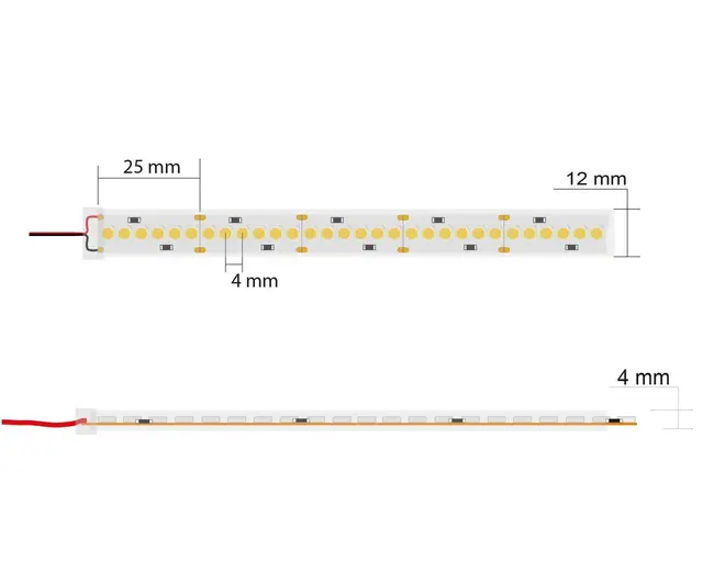 LED Flex 24V 5M 19,2W/m 2700K 240 LED/m 240 LED/m IP65 