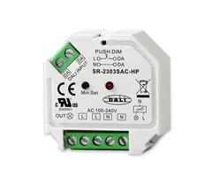 Dali-2 Dimmer faseavsnitt innbyggning 230V 200W