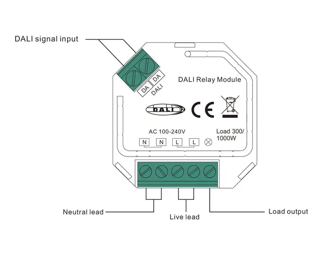 Dali-2 Relee Modul SR-2701S-DT7 Rele Dali-2 300W/1000W 