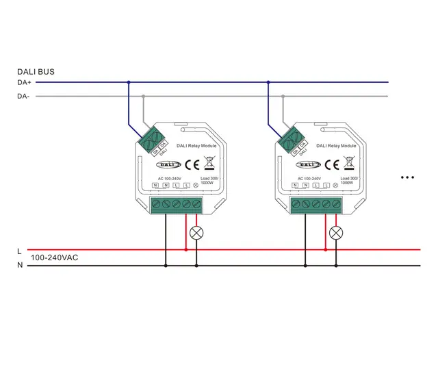 Dali-2 Relee Modul SR-2701S-DT7 Rele Dali-2 300W/1000W 