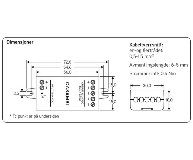 Casambi Bluetooth Control Unit PWM4 