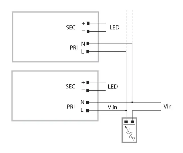 LED Driver Micro MD 10W 700mA Dimbar Faseavsnitt 