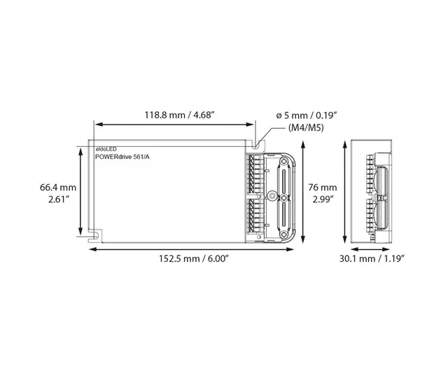 Power Drive AC 50W DMX 4 kanaler 