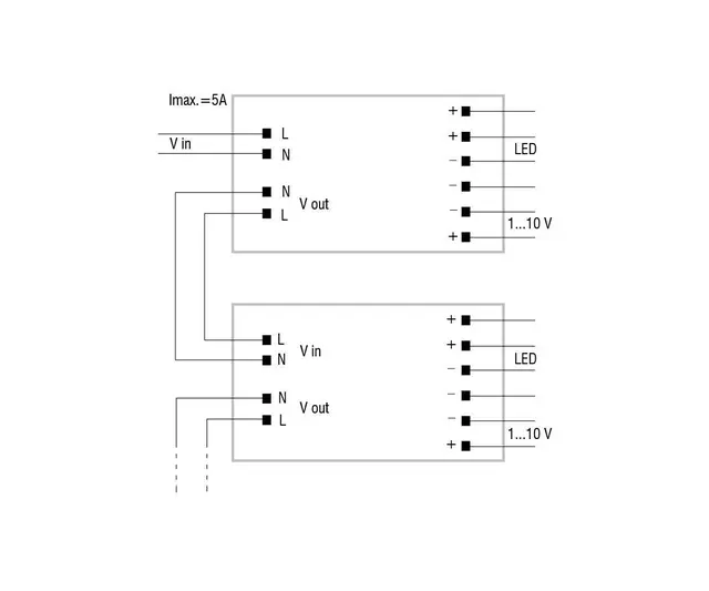 LED Driver DC 20W 24V EFUR 1-10V LED Driver 24V DC 20W EFUR 1-10V 