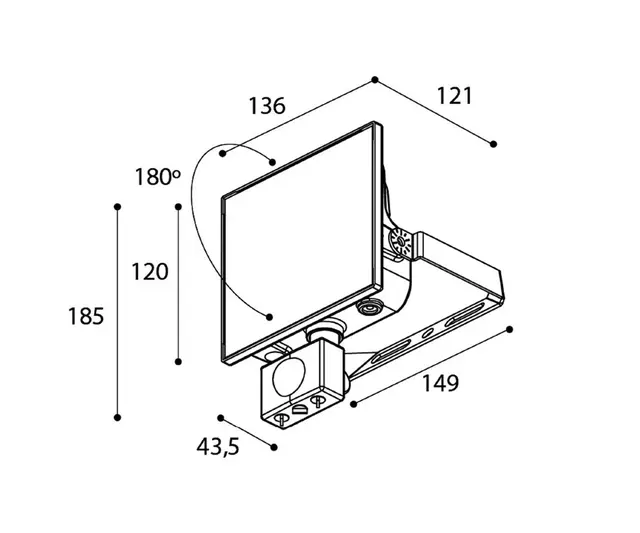 Avalon Lyskaster 20w IP66 2630lm 