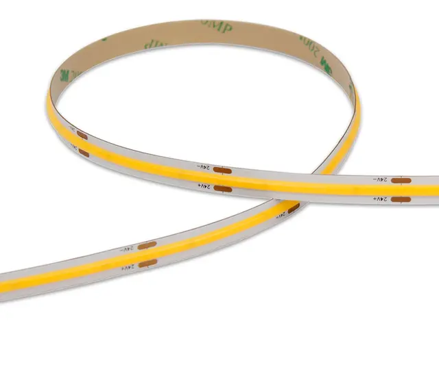 Ledstrip COB 24V 5M 10w/m 3000K 