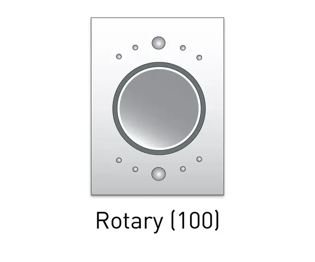 Digidim 100, Pot.meter roterende Hvit 