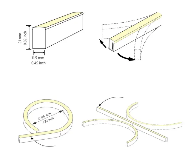 LED Neon F15 24V 13W 4000K Pr m LED Neon F15 24V 15W 40K Pr.M 