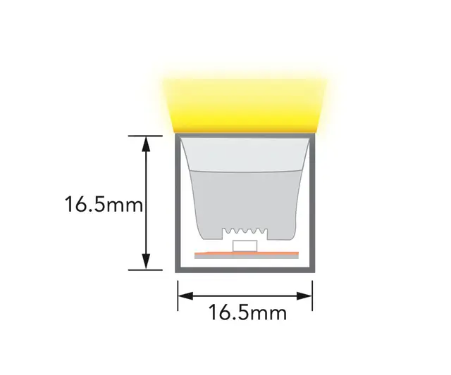 Led Neon SF16 Badstue 24V 2700K 